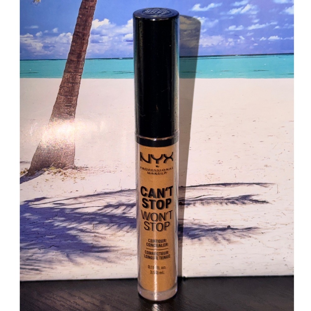 NYX Can't Stop Won't Stop Contour Concealer Golden CSWSC13 Matte 24HR Full Cover